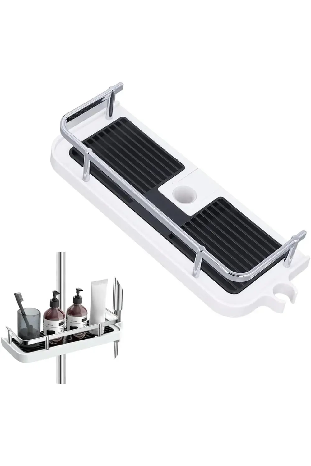 pltnstoreshop Rafı, Duş başlığı tutucusu, Dayanıklı Şampuan ve Sa