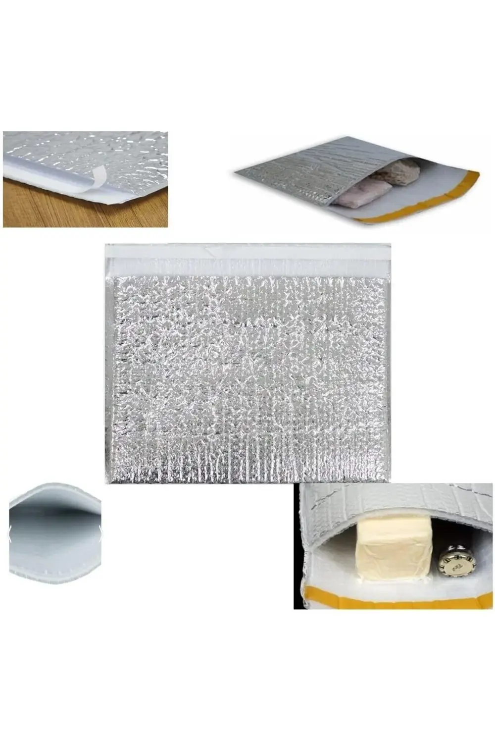 pltnstoreshop Soğuk Zincir Torbası Cool Mailer 45 x 35 + 5 cm 25