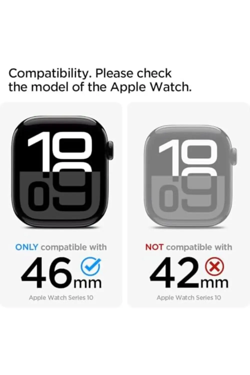 pltnstoreshop Watch 46mm Seri 10 Kılıf ve Kordon Kayış Liquid Air