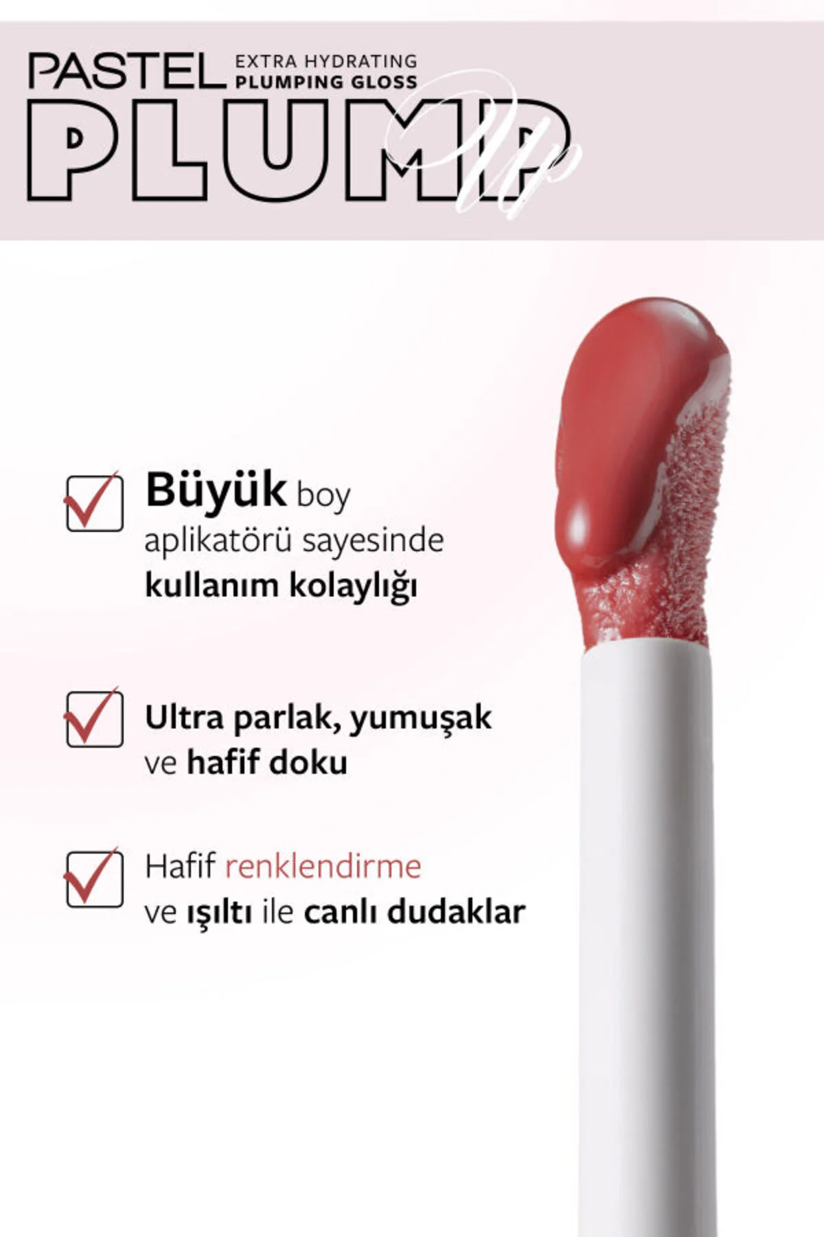 Plump Up Extra Hydrating Plumping Gloss - Dolgunlaştıran Dudak Parlatıcısı 210 Peach Coral