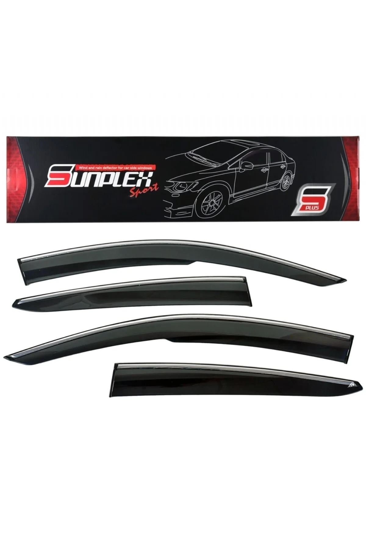 Plus-1-007 001 Ford Focus 4 Hb/sedan 2018-2021 Krom Çıtalı Cam Rüzgarlığı 4 Lü Uyumlu Plus-1-007 001 Ford Focus 4 Hb/sedan 2018-2021 Krom Çıtalı Cam Rüzgarlığı 4 Lü Uyumlu