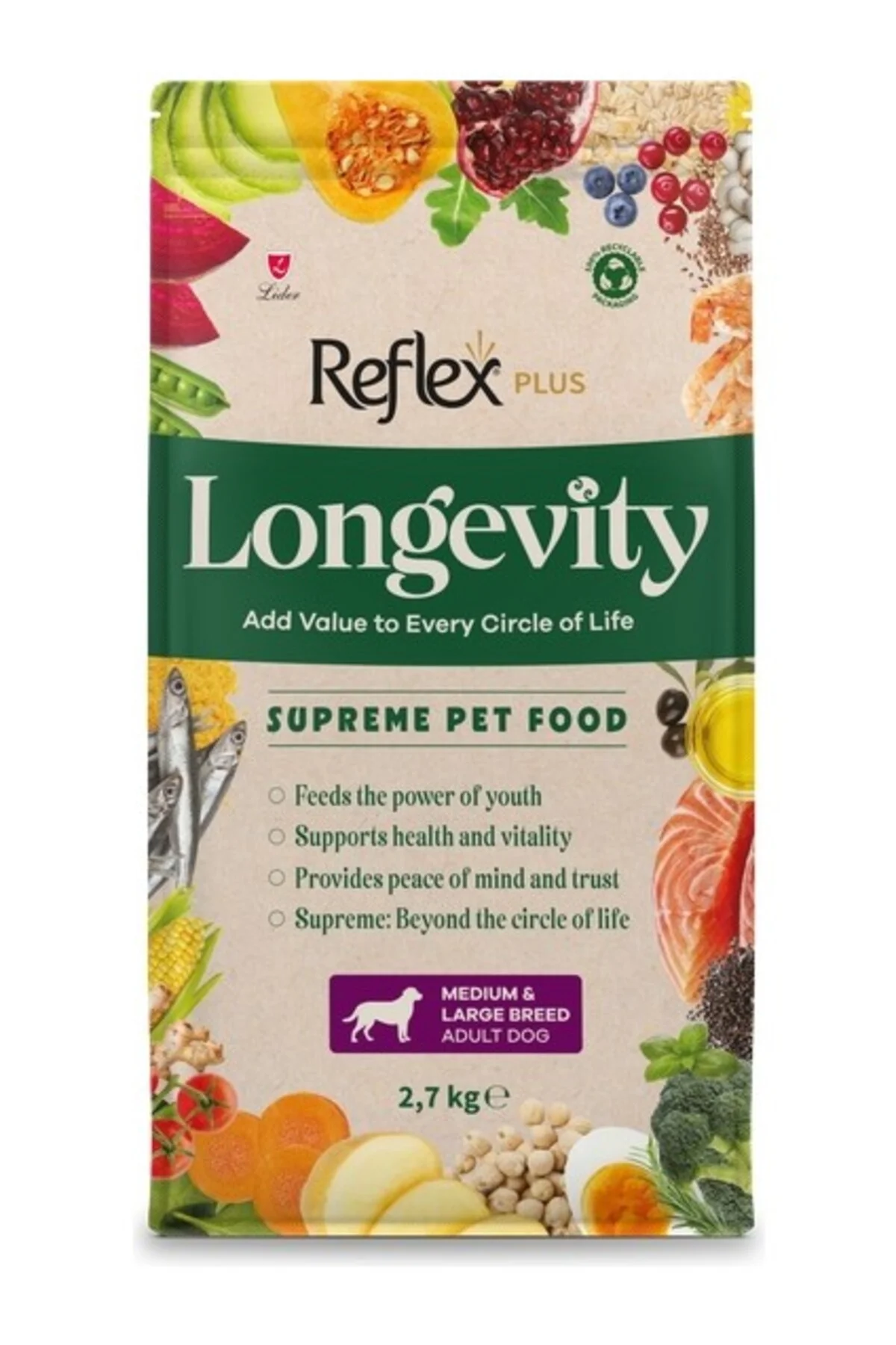 Plus 2700g Yetişkin Köpek Maması Orta Ve Büyük Irk İçin Kalp Ve Eklem Sağlığını Destekler Plus 2700g Yetişkin Köpek Maması Orta Ve Büyük Irk İçin Kalp Ve Eklem Sağlığını Destekler