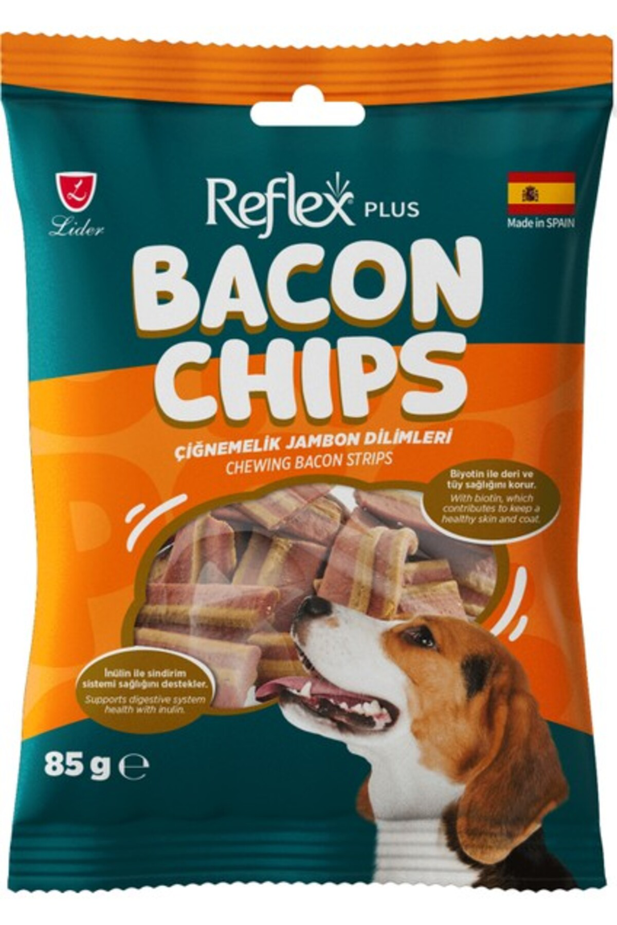Plus Bacon Chips / Çiğnemelik Jambon Dilimleri Yetişkin Köpek Ödü