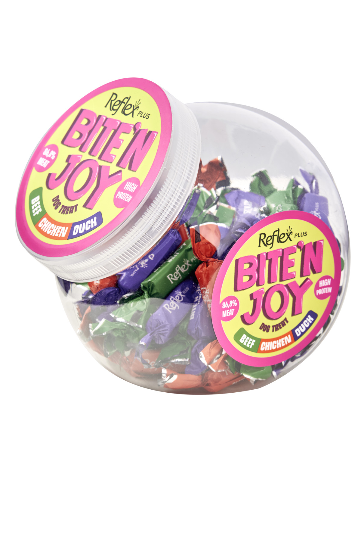 Plus Bite'n Joy - Dana Etli, Tavuklu ve Ördek Etli Köpek Ödül Mam