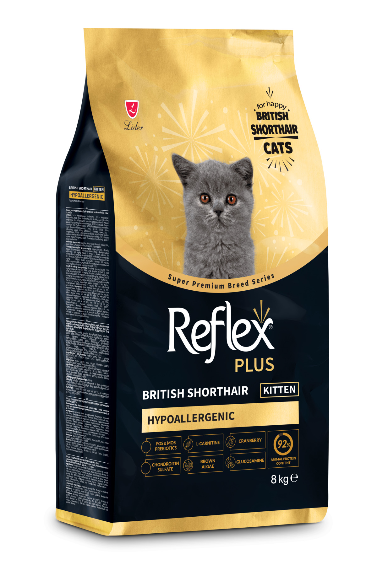 Plus British Shorthair Yavru Kedi Maması 8 Kg