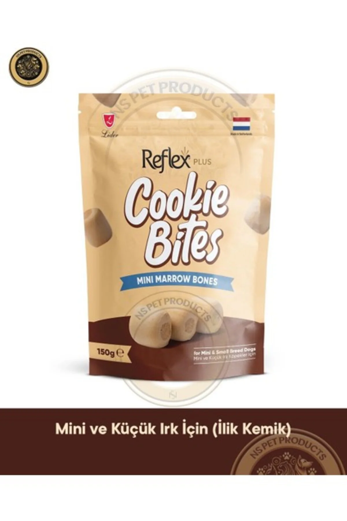 Plus Cookie Bites Mini Marrow Bones Köpek Ödül Maması - Ödül Atış