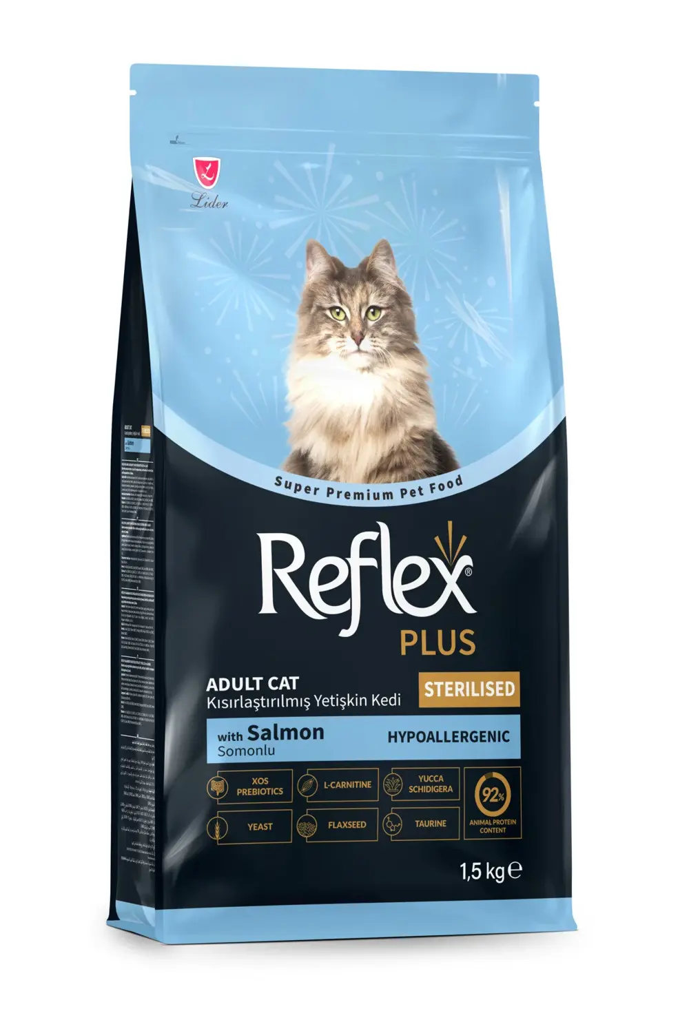 Reflex Plus Hipoalerjenik Kısırlaştırılmış/Sterilized Somonlu Yetişkin K