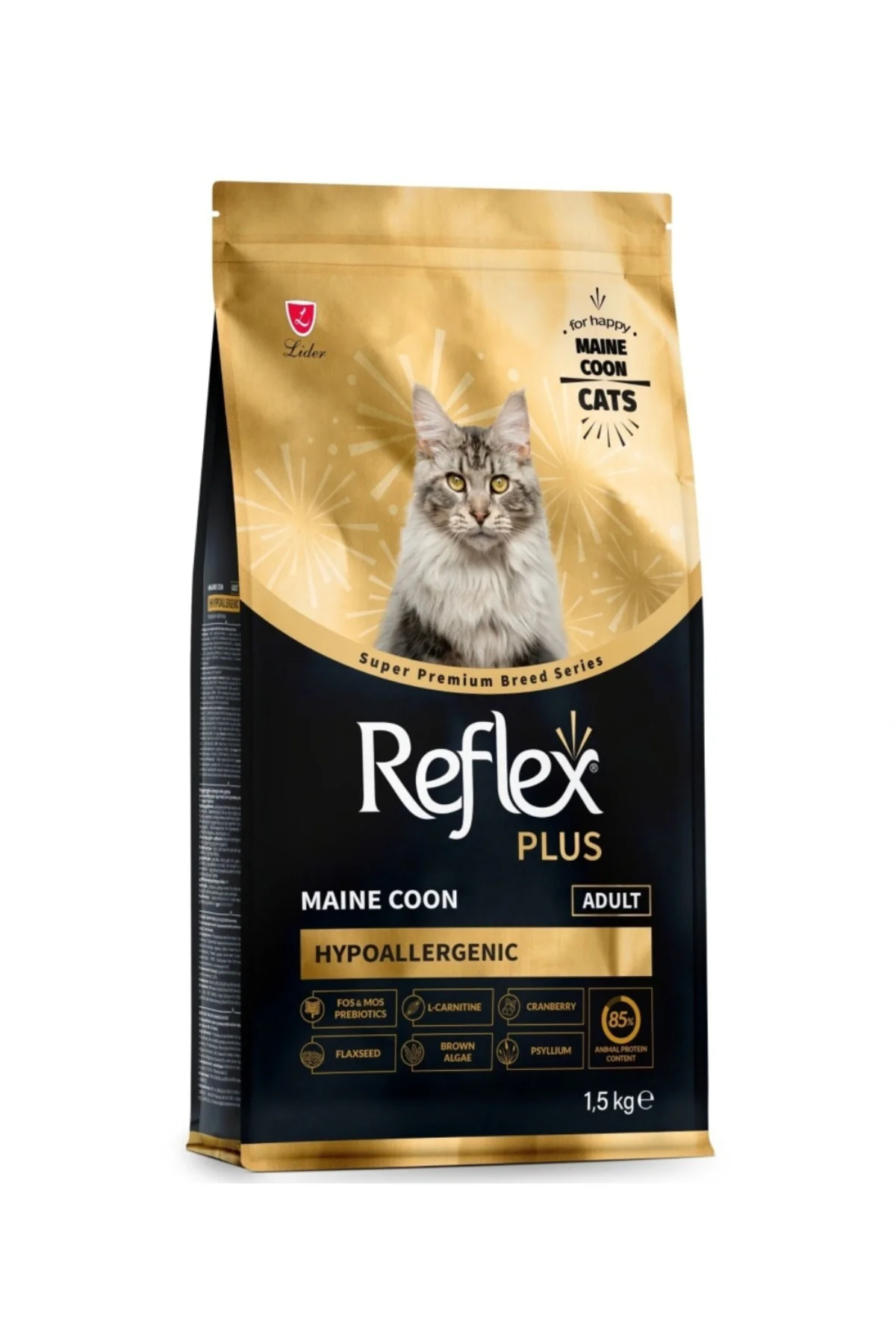 Plus Hipoalerjenik Maine Coon Yetişkin Kedi Maması 1,5kg