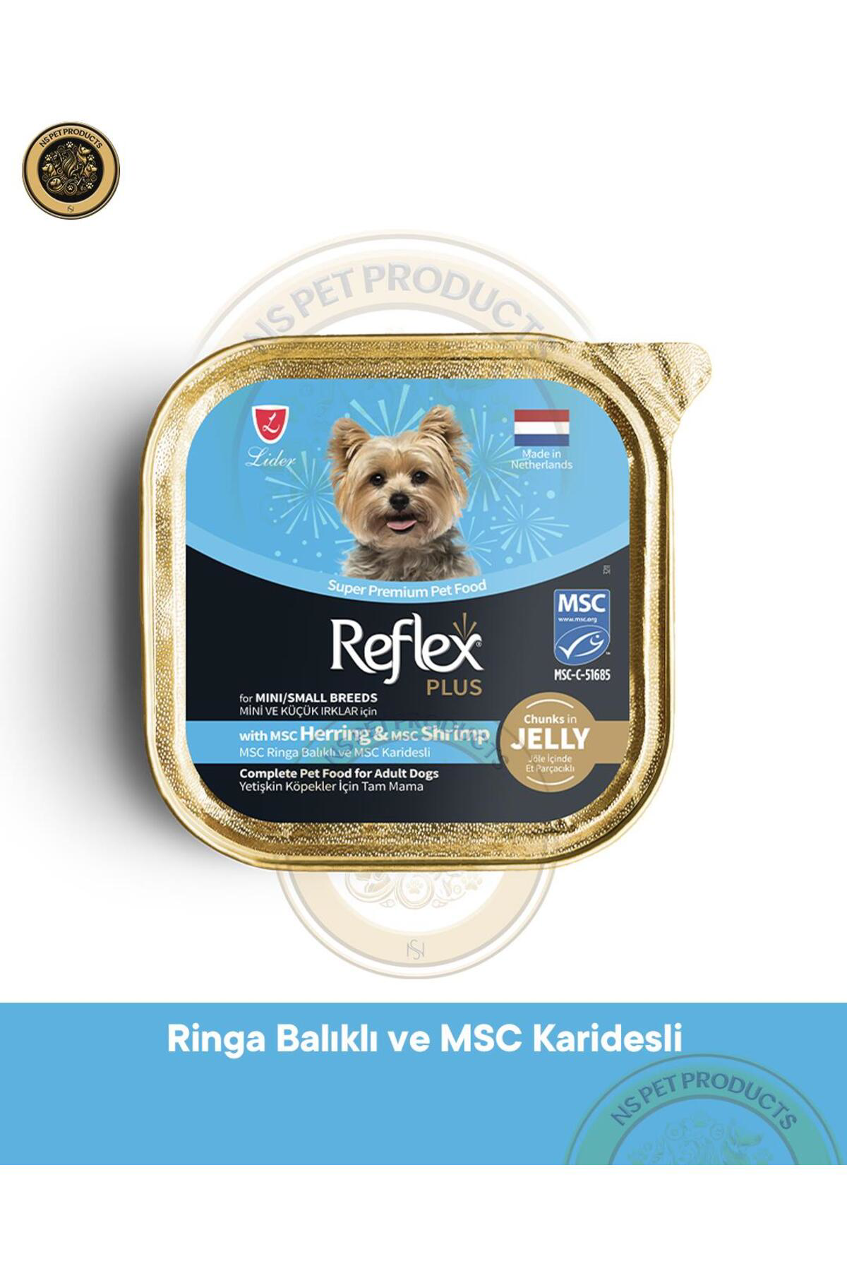 Plus Jöle İçinde Et Parçacıklı MSC Ringa Balıklı ve MSC Karidesli