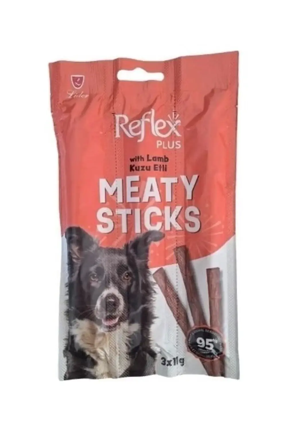 Reflex Plus Kuzu Etli Çubuk Yetişkin Köpek Ödül Maması 11 Gr 3 Adet
