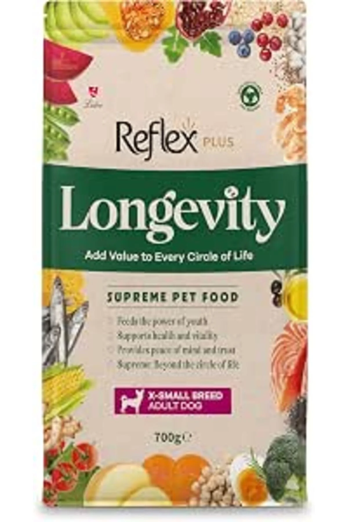 Plus Longevity Çok Küçük Irk Yetişkin Köpek Maması 700g - Görsel 2