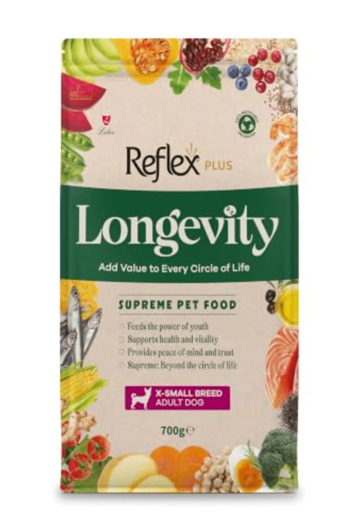 Plus Longevity Çok Küçük Irk Yetişkin Köpek Maması 700g - Görsel 3