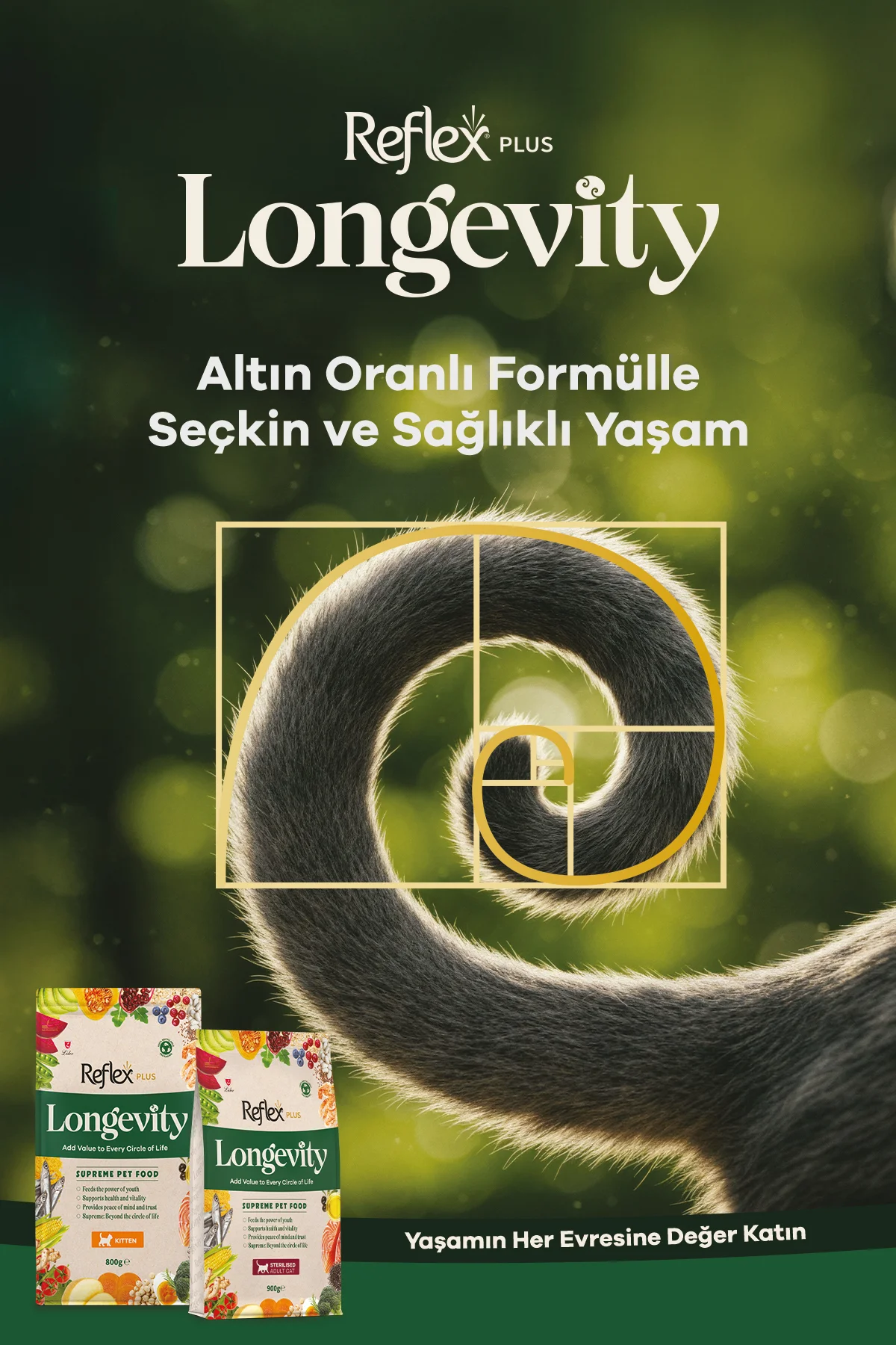Plus Longevity Yetişkin Kedi Maması 1100g - Görsel 7