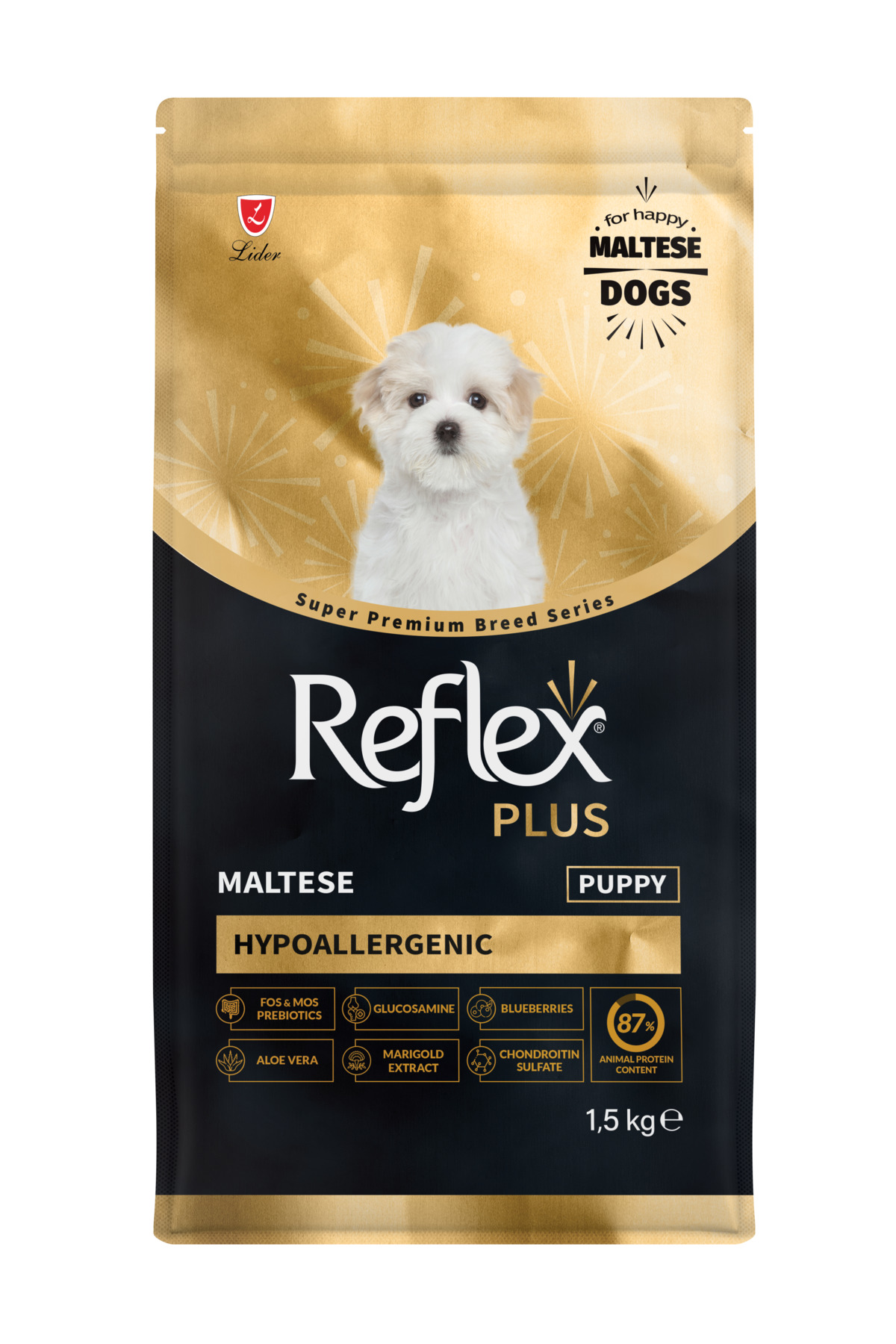 Plus Maltese Hipoalerjenik Yavru Köpek Maması 1,5 Kg