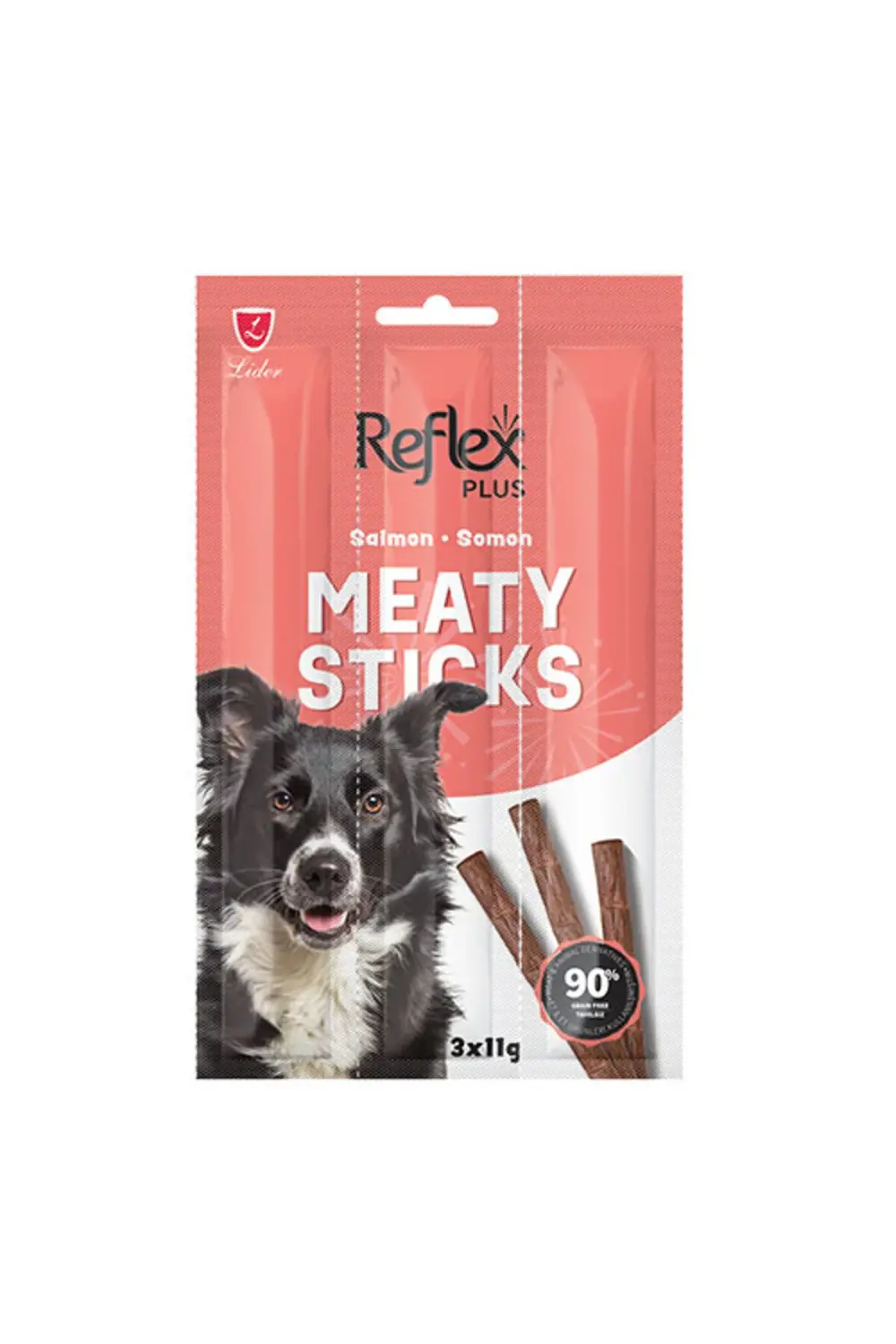 Plus Meaty Sticks Kuzulu Tahılsız Köpek Ödül Çubuğu 3x11 gr