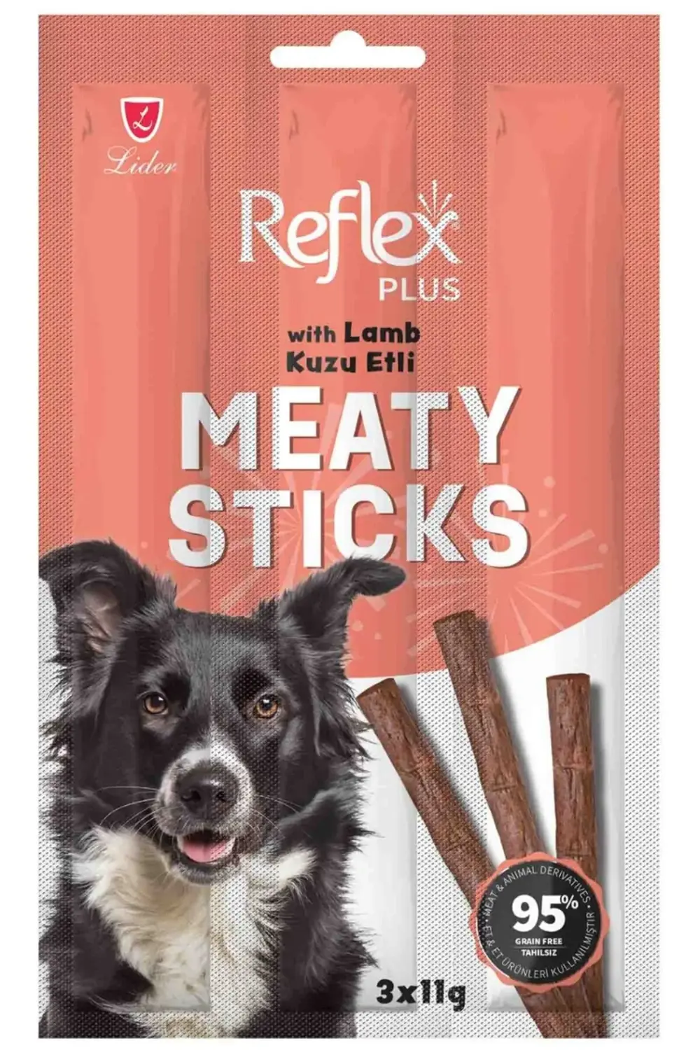 Plus Meaty Sticks Kuzulu Tahılsız Köpek Ödülü 3x11 Gr