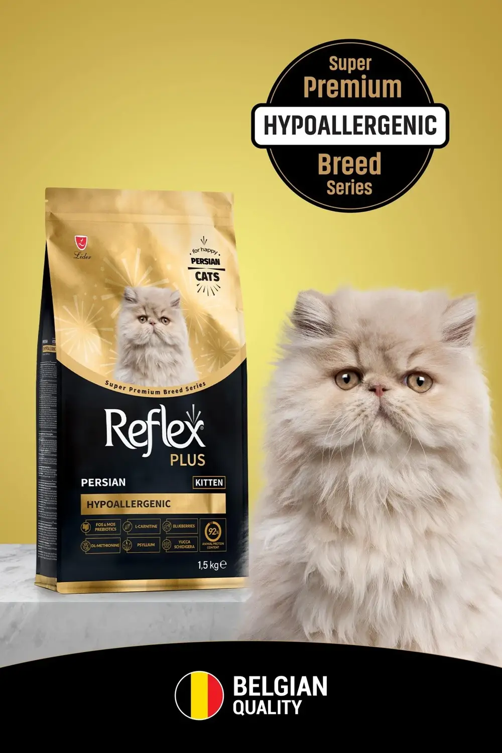 Reflex Plus Özel İrk Persian Yavru Tavuklu Hipoalerjenik Kedi Maması 1,5 Reflex Plus Özel İrk Persian Yavru Tavuklu Hipoalerjenik Kedi Maması 1,5