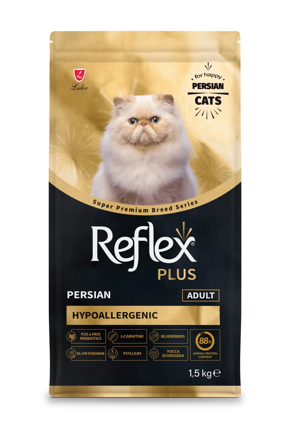 Plus Persian Hipoalerjenik Yetişkin Kedi Maması 1,5 Kg