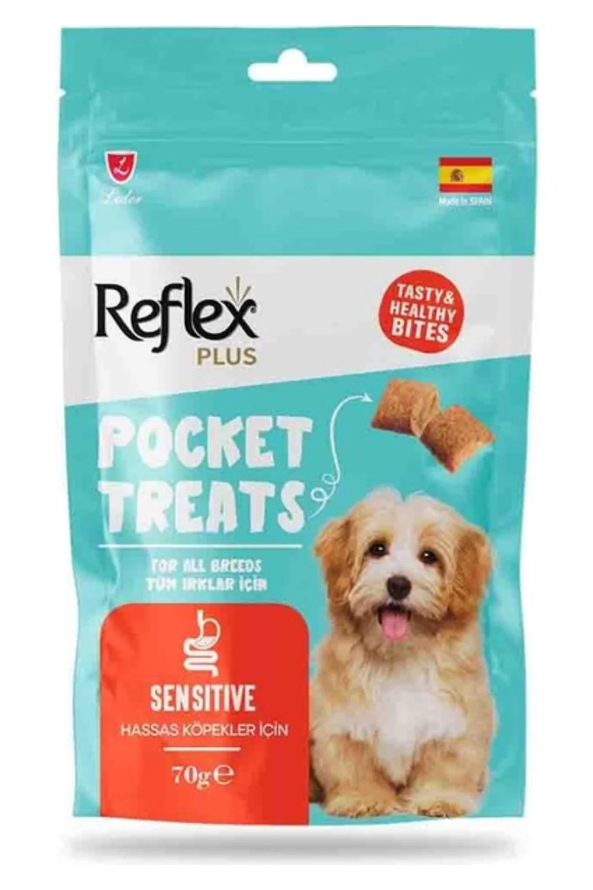 Plus Pocket Treats Sensitive - Hassas Köpekler İçin Köpek Ödül Ma