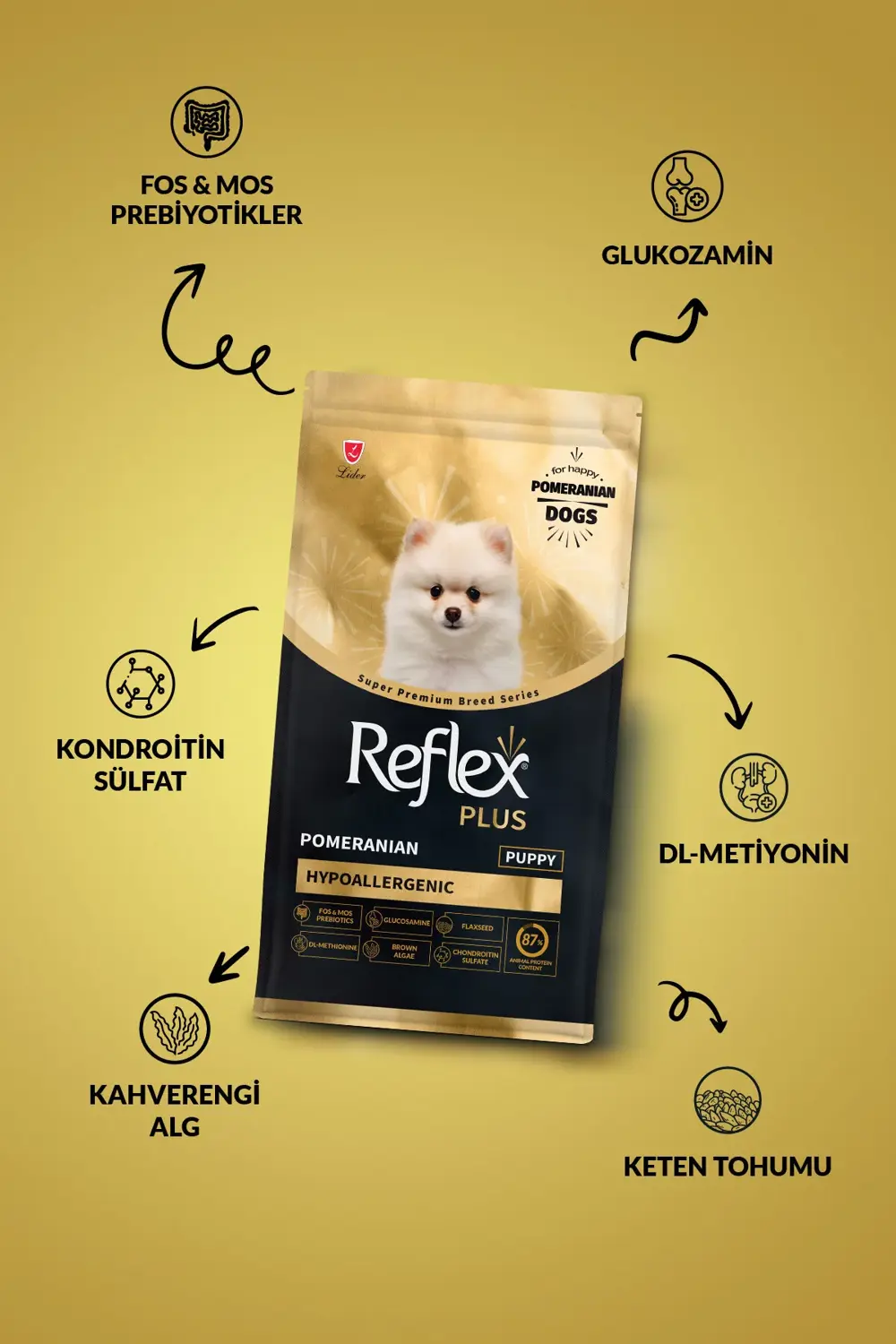 Plus Pomeranian Yavru Köpek Maması 8 Kg