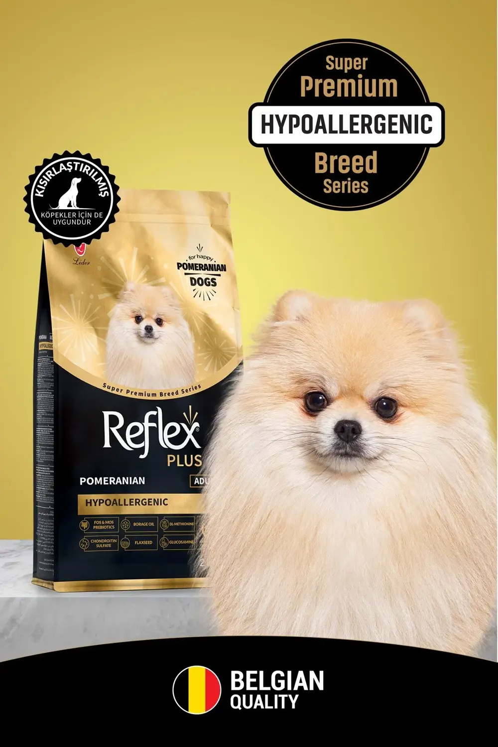 Plus Pomeranian Yetişkin Köpek Maması 2 Kg