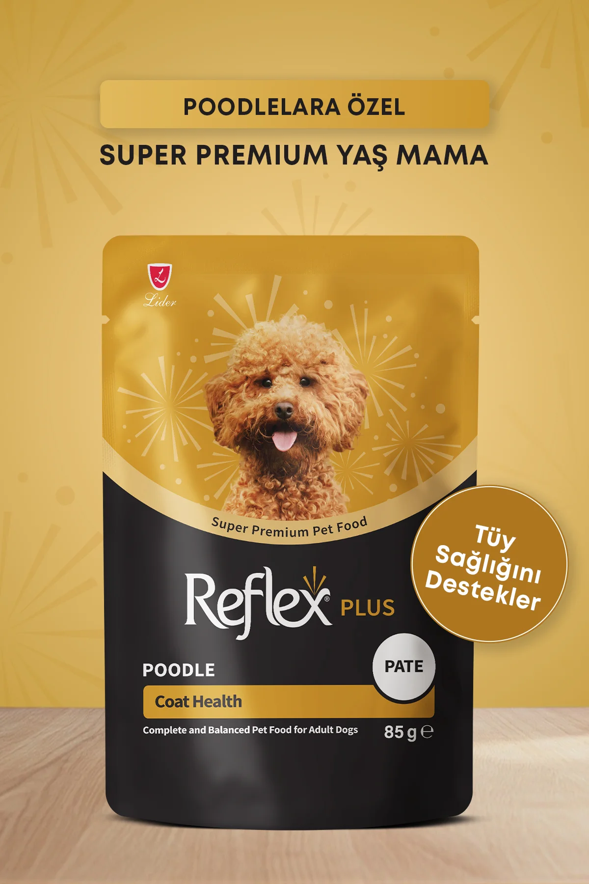 Plus Poodle Yetişkin Köpek Konservesi 85gr Plus Poodle Yetişkin Köpek Konservesi 85gr
