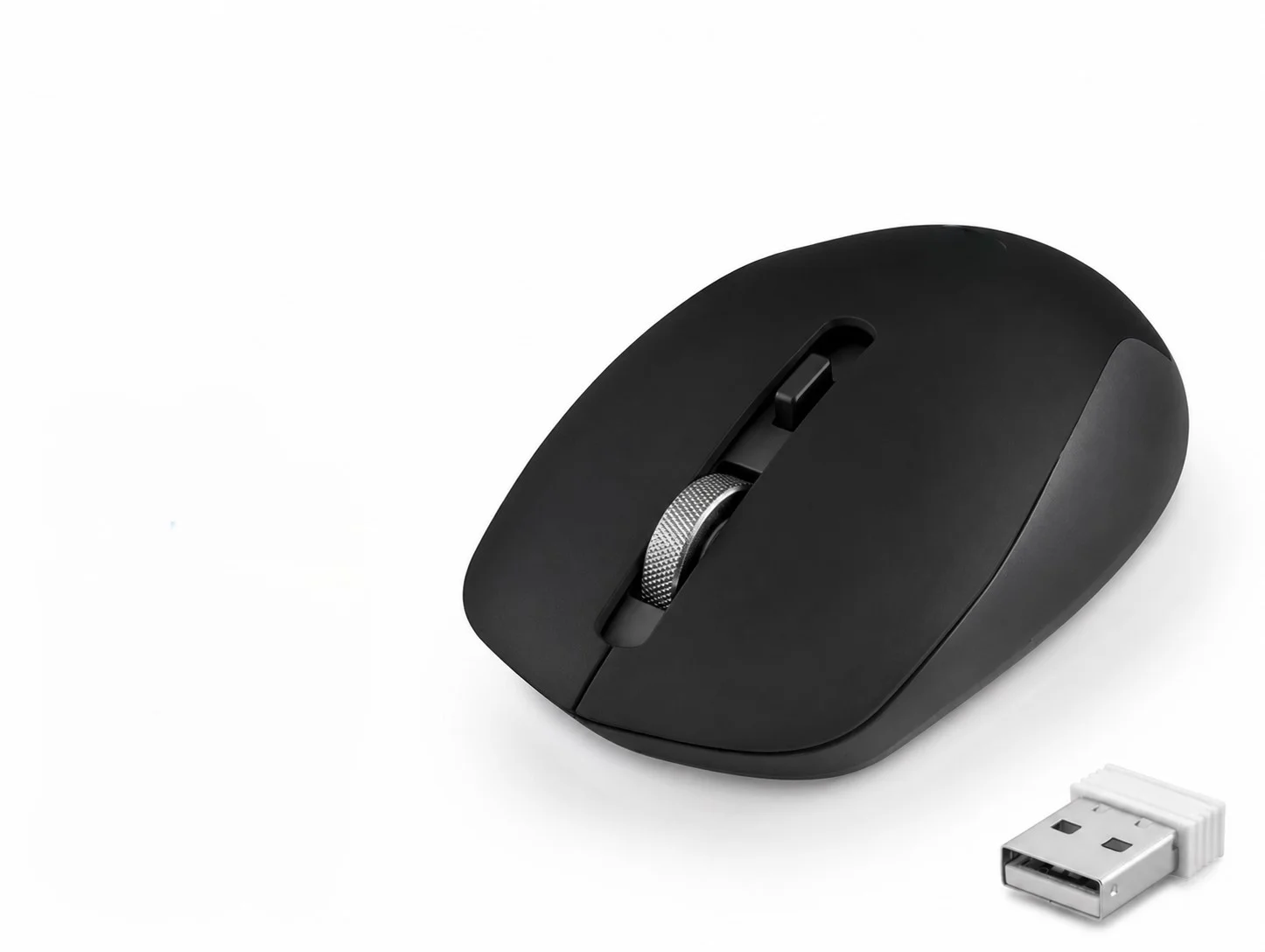 Plus Sessiz Kablosuz Mouse 2.4 Ghz 1600 Dpı Siyah S1000