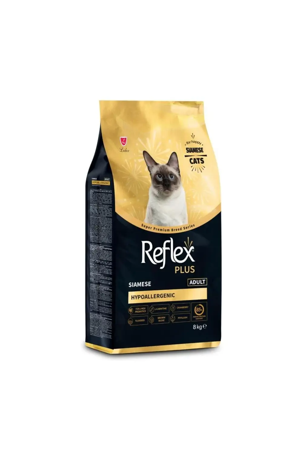 Reflex Plus Siamese Yetişkin Kedi Maması 8Kg