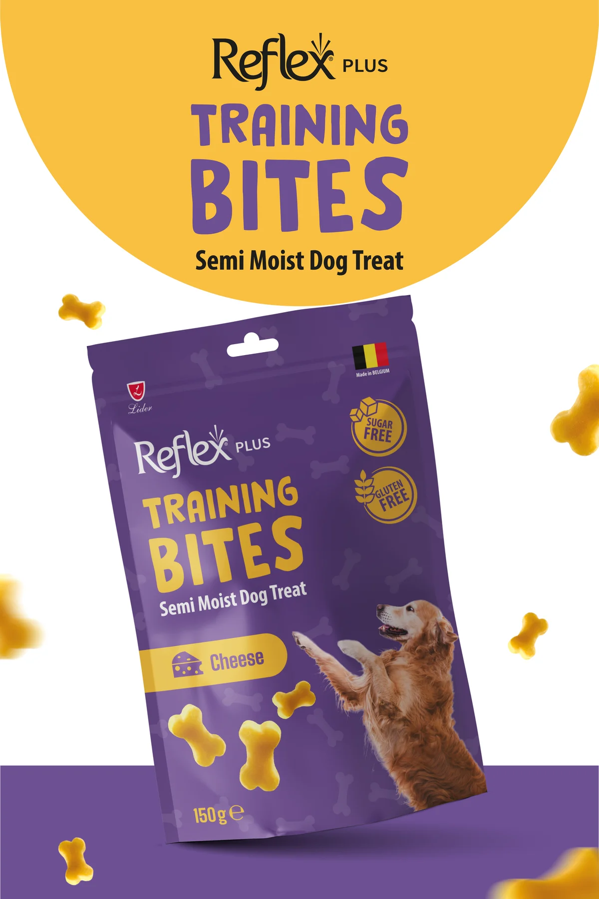 Plus Training Bites / Peynirli Yumuşak Köpek Eğitim Ödülü 150g