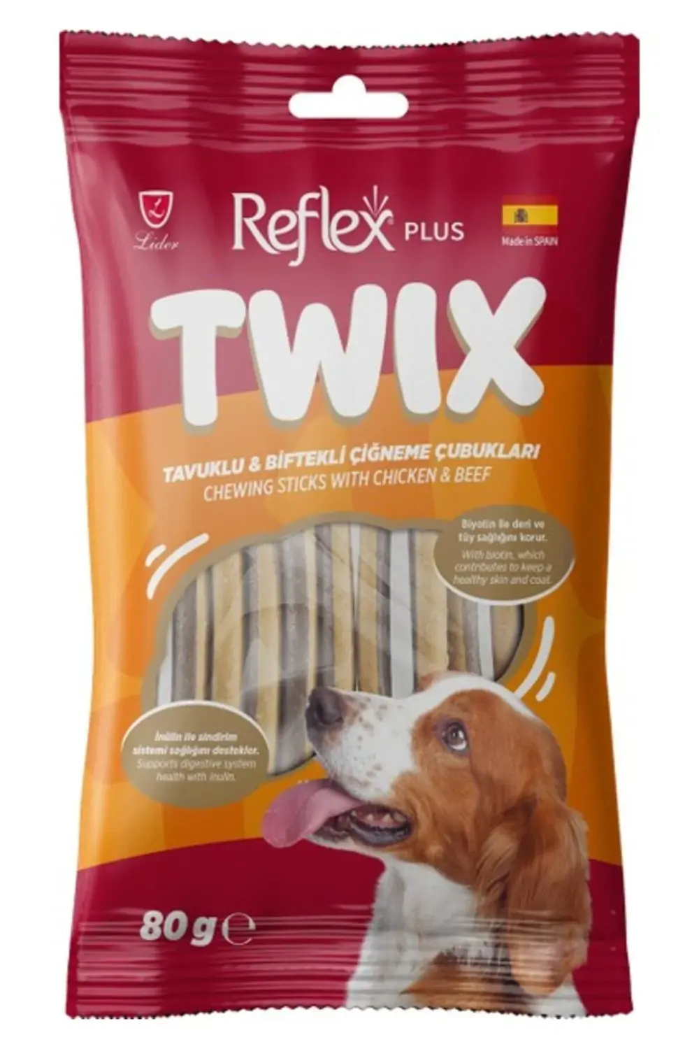 Plus Twix / Tavuklu & Biftekli Çiğneme Çubukları Yetişkin Köpek Ö