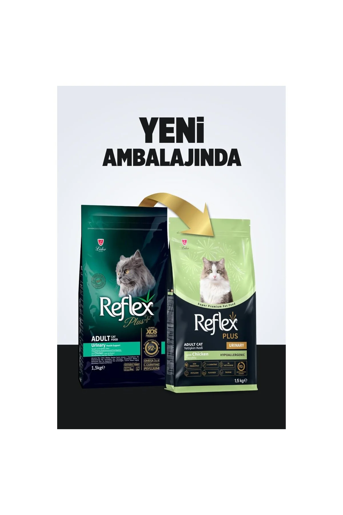 Plus Urinary Tavuklu Yetişkin Kedi Maması, 1,5 kg RE-K15U