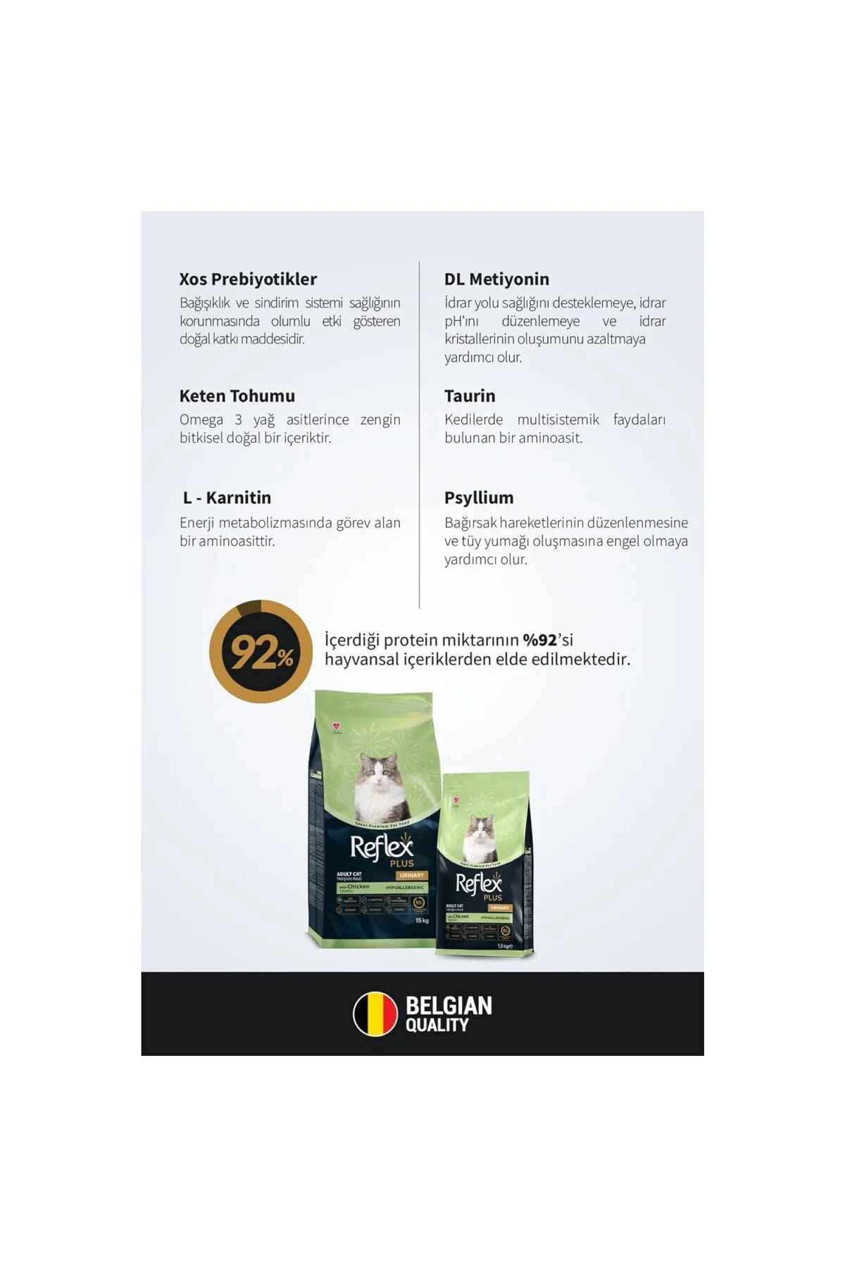 Plus Urinary Tavuklu Yetişkin Kedi Maması, 1,5 kg RE-K15U