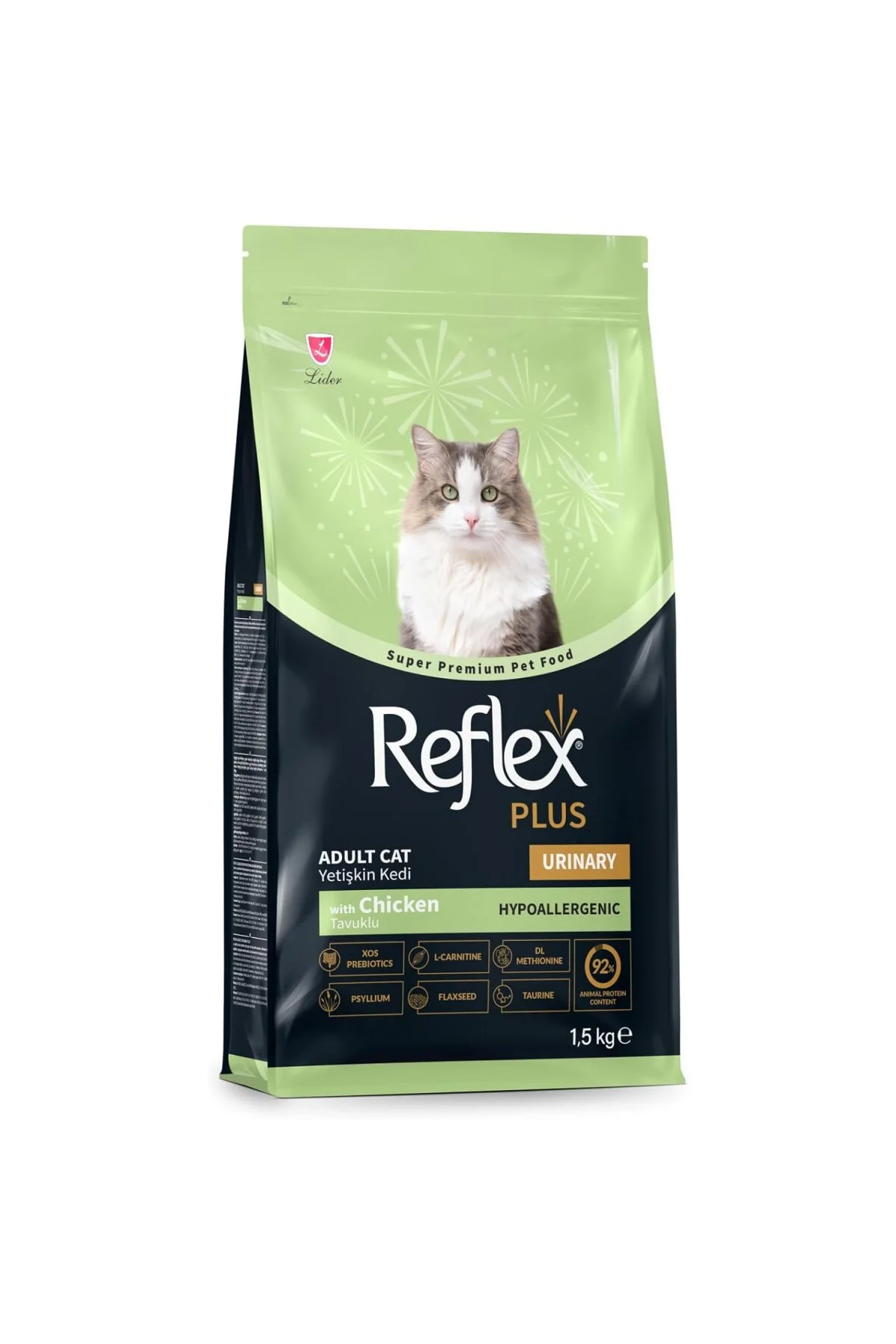 Plus Urinary Tavuklu Yetişkin Kedi Maması, 1,5 kg RE-K15U