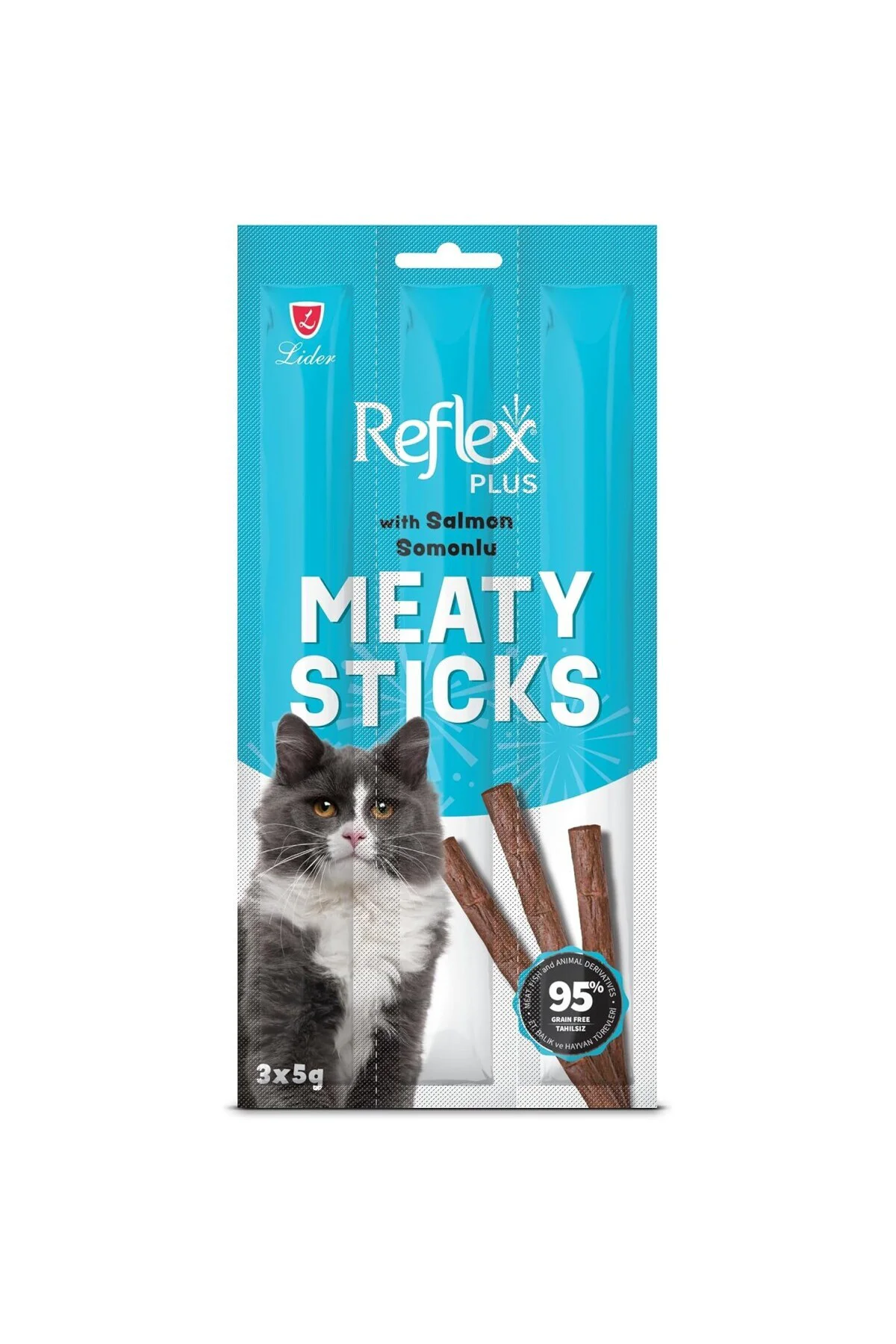 Plus Yetişkin Kedi Çubuk Ödül Maması Somonlu 15 Gr