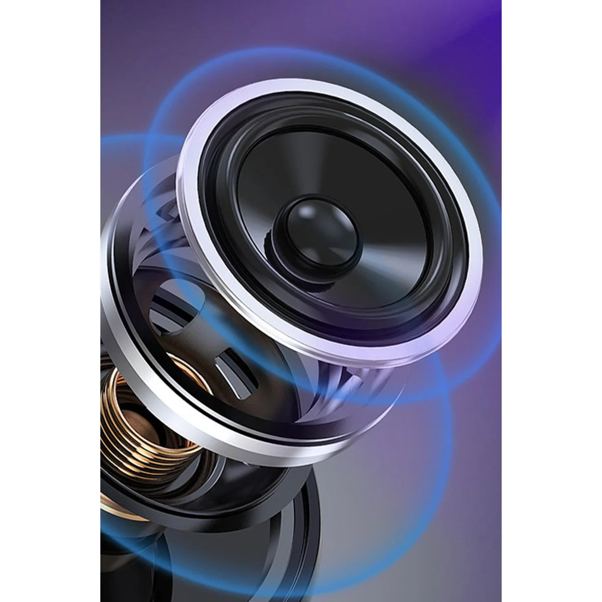 Pluse 7 Mikrofonlu RGB Kablosuz Hoparlör Beyaz - 360 Derece Ses ve Net Ses Kaydı