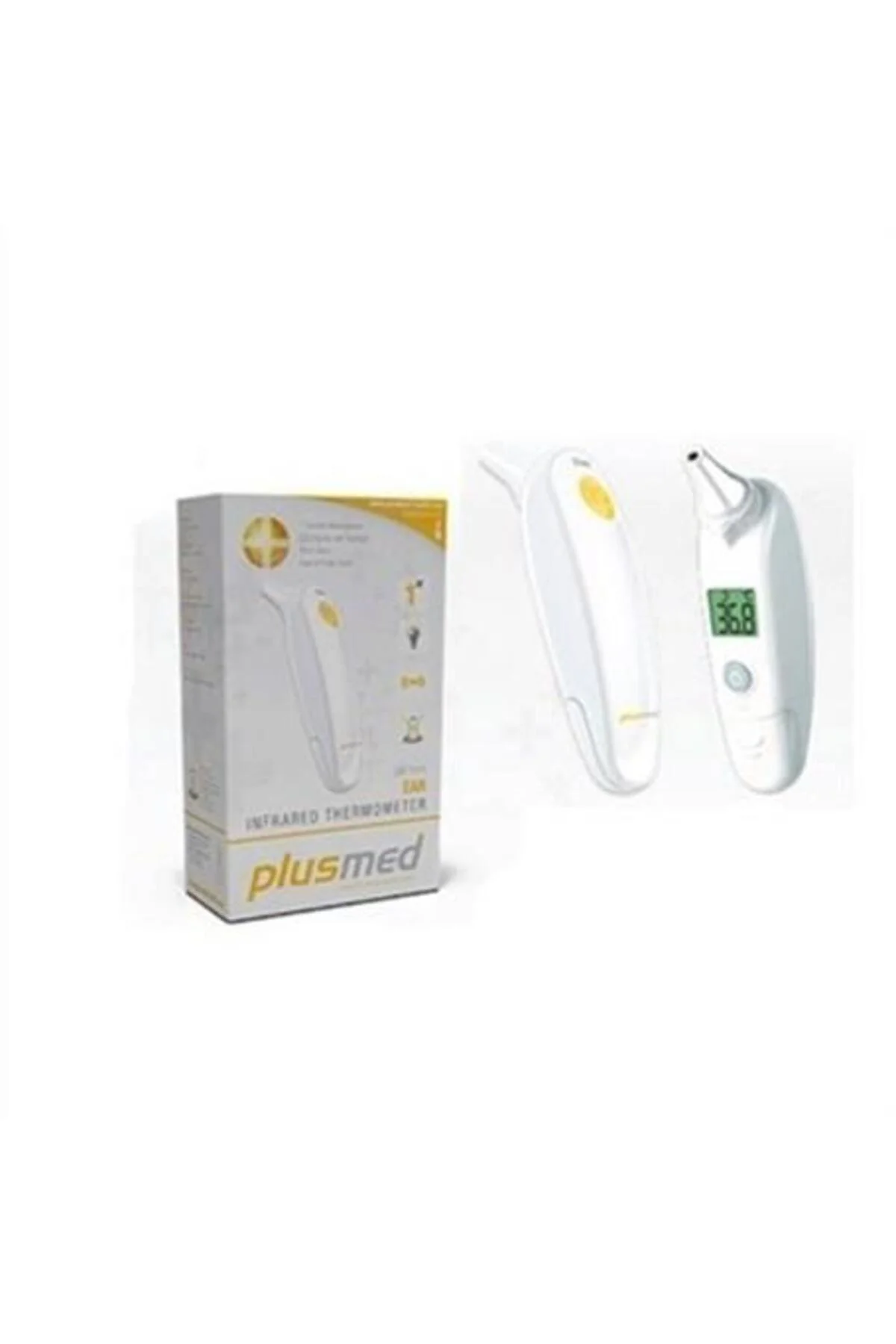 Plusmed Hem Temassız Hem Kulaktan Ateş Ölçer
