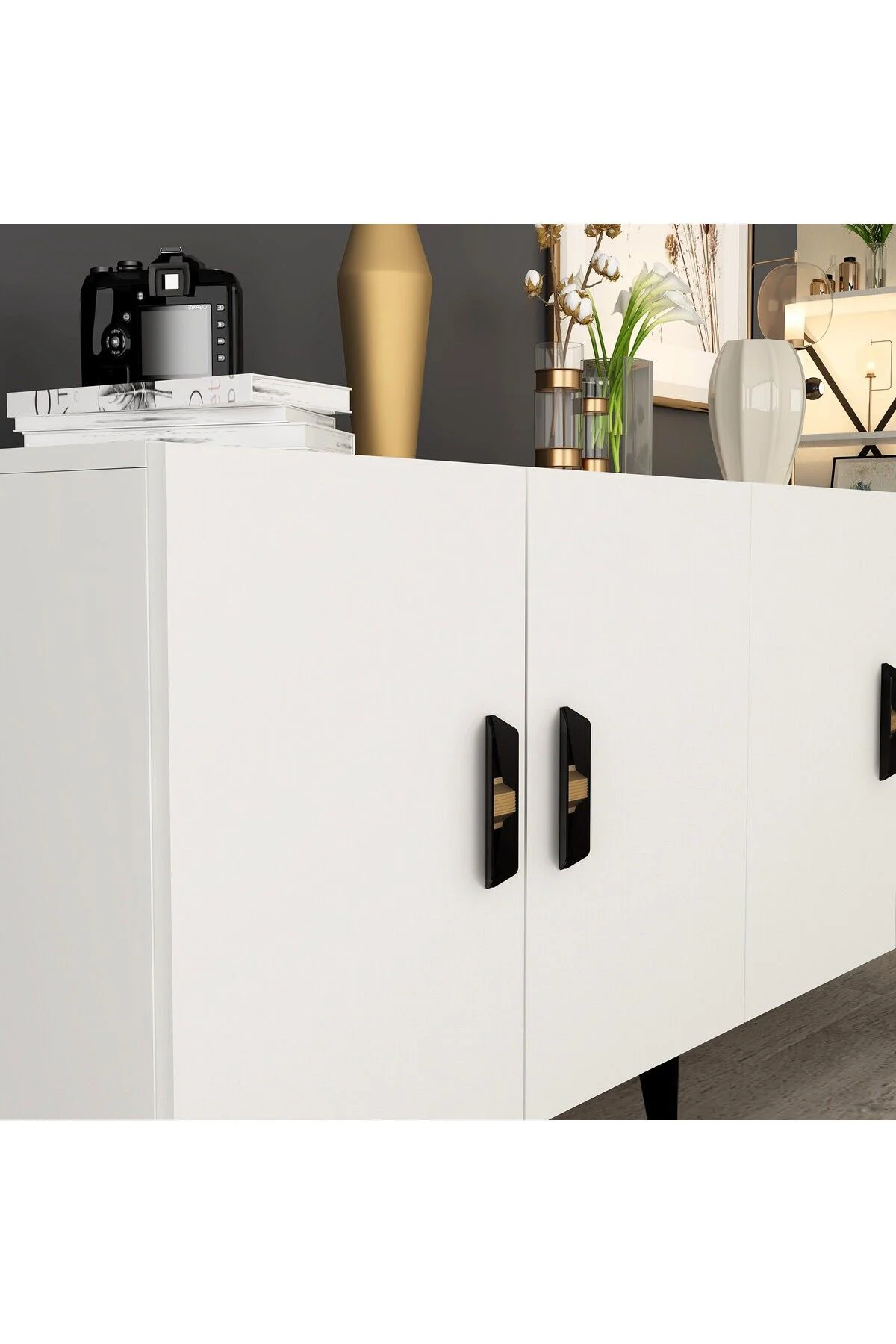 PLUSS 4 KAPAKLI KONSOL ANTRASİT