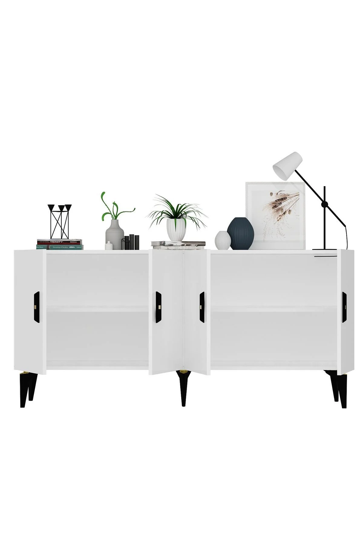 PLUSS 4 KAPAKLI KONSOL ANTRASİT