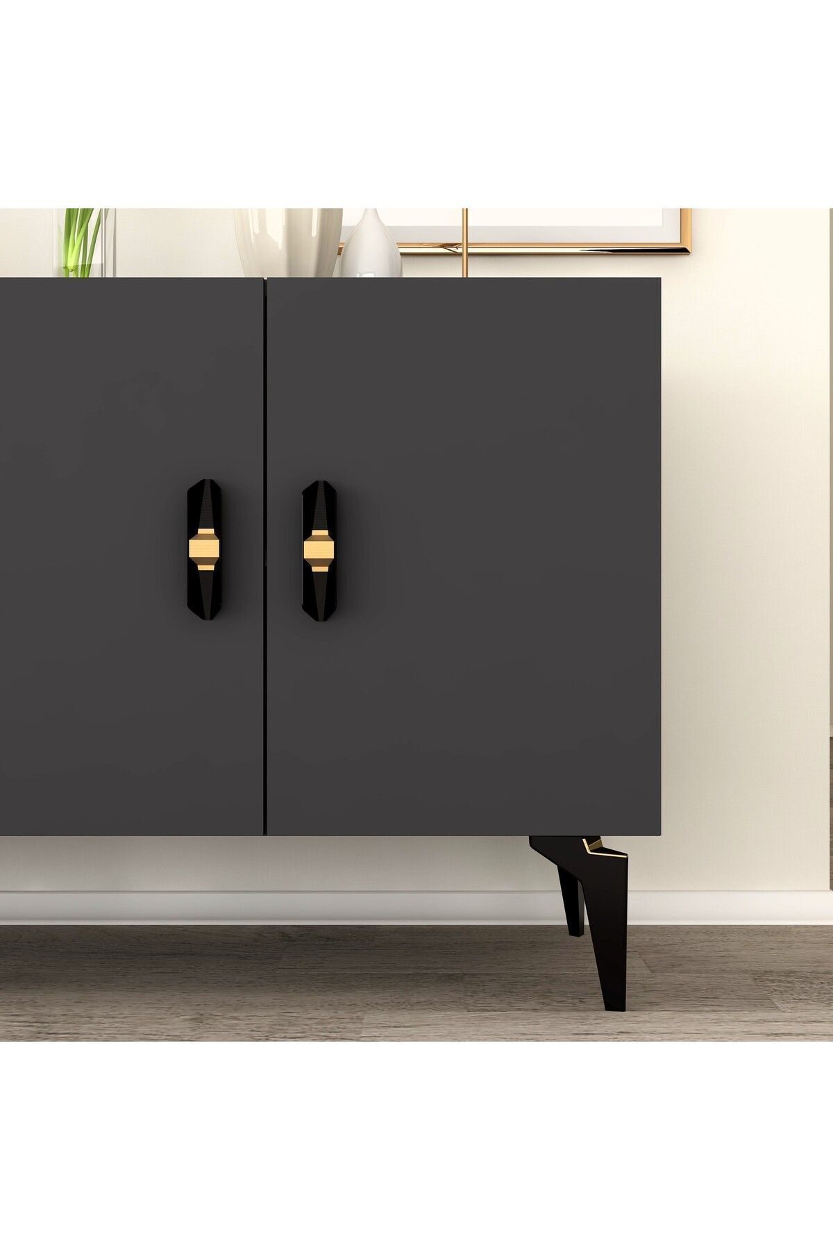 Cantek Dizayn Pluss 4 Kapakli Konsol Antrasit