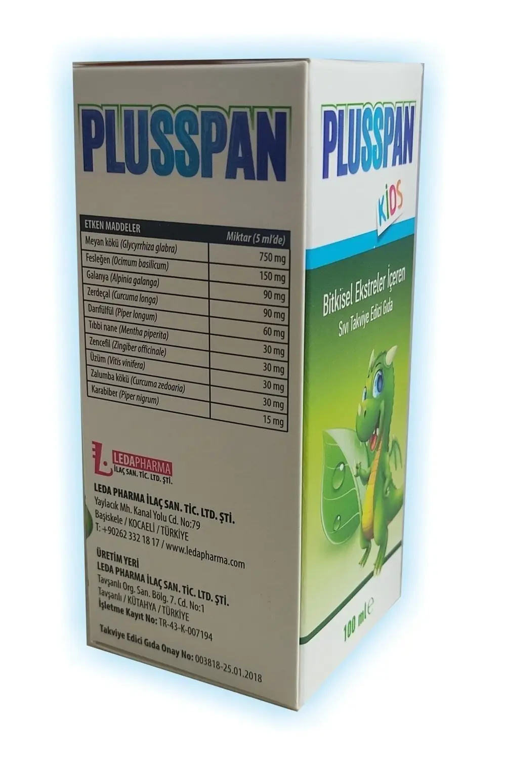Plusspan Kids 100 ml Şurup