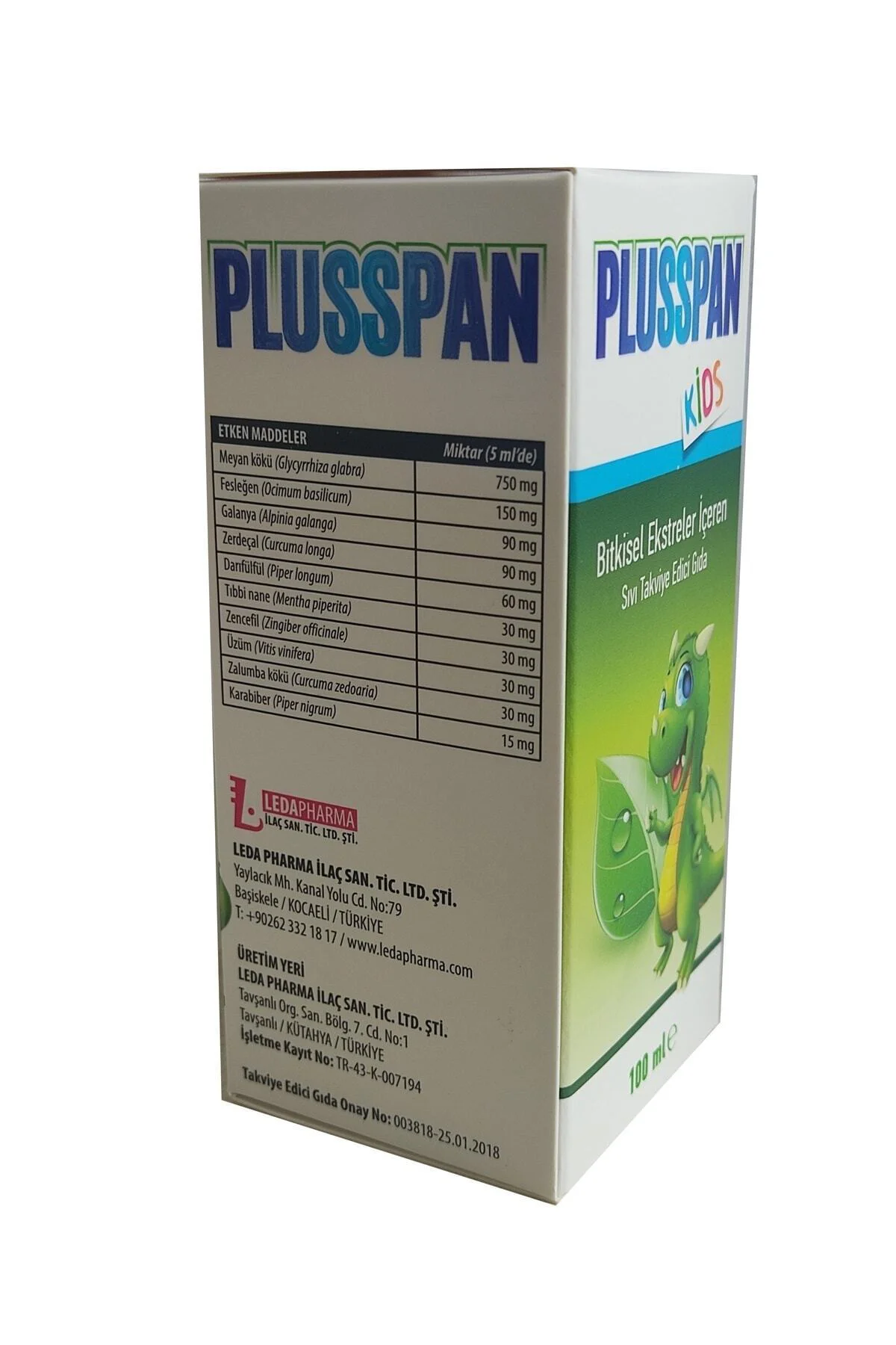 Plusspan Kıds 100 ml Şurup