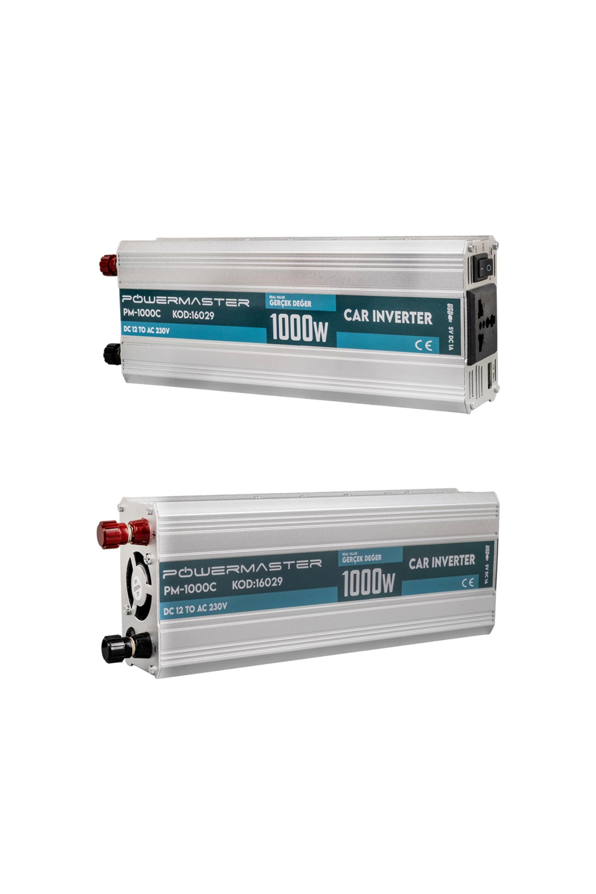Pm-1000c 12 Volt - 1000 Watt Usbli Şarjlı Inverter