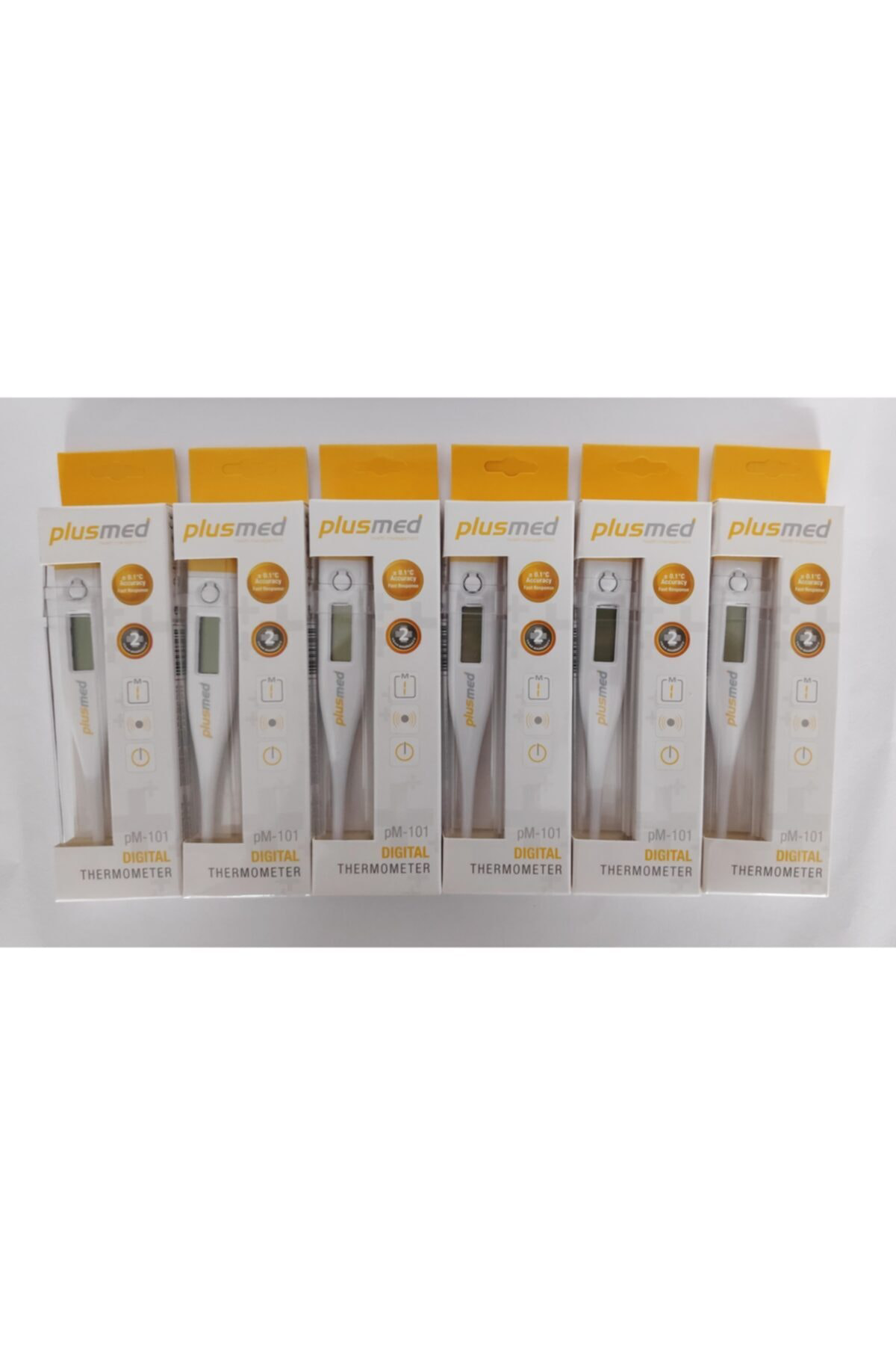 Plusmed Pm 101 Dijital Koltuk Alti Beden Derecesi (Thermometer) 6 Adet (K