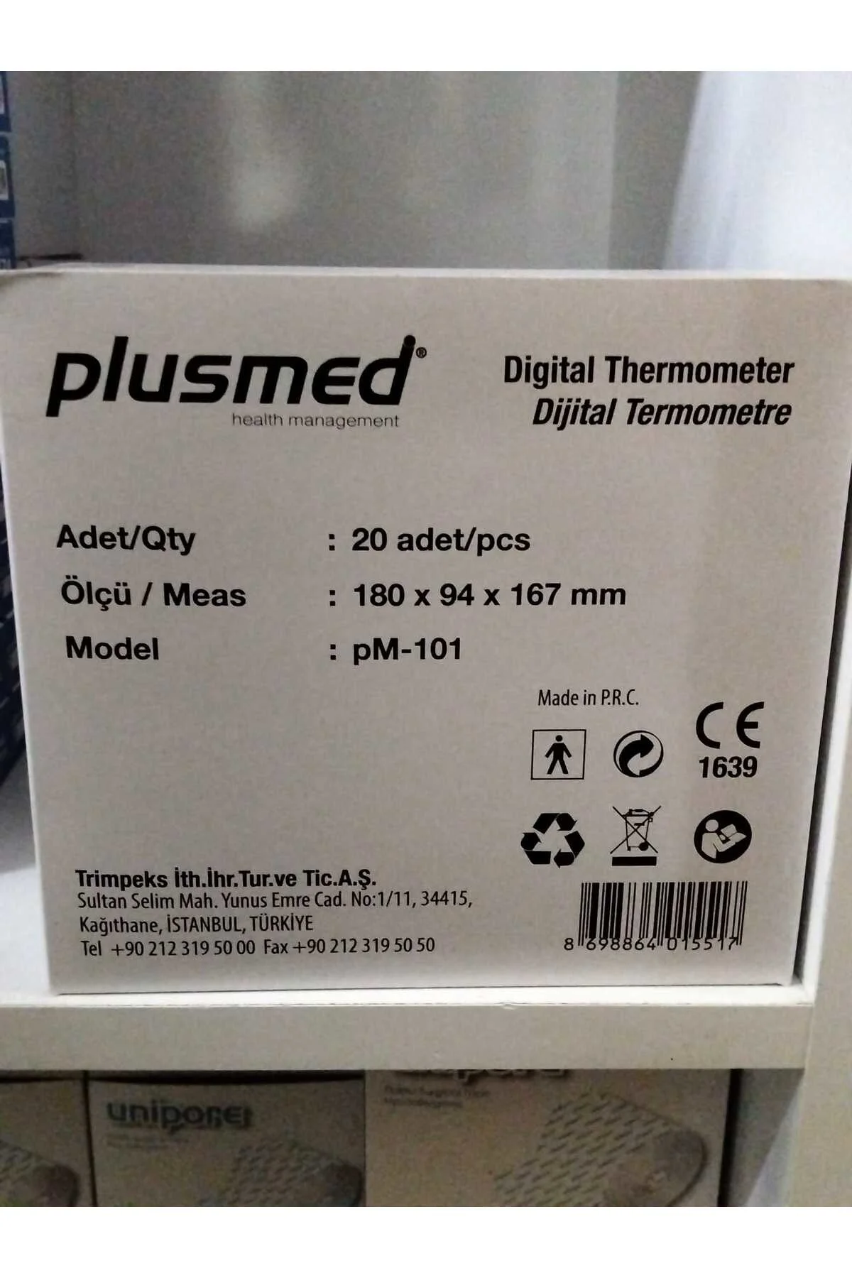 Pm 101 Dijital Koltuk Altı Beden Derecesi (thermometer) 6 Adet Pm 101 Dijital Koltuk Altı Beden Derecesi (thermometer) 6 Adet