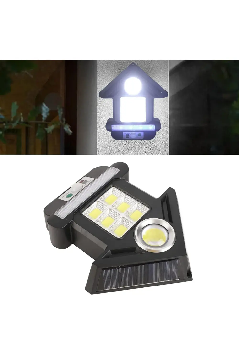 Pm-14327 Cl-s180 Solarlı Kumandalı 81 Ledli Sensörlü Kapı Aydınla