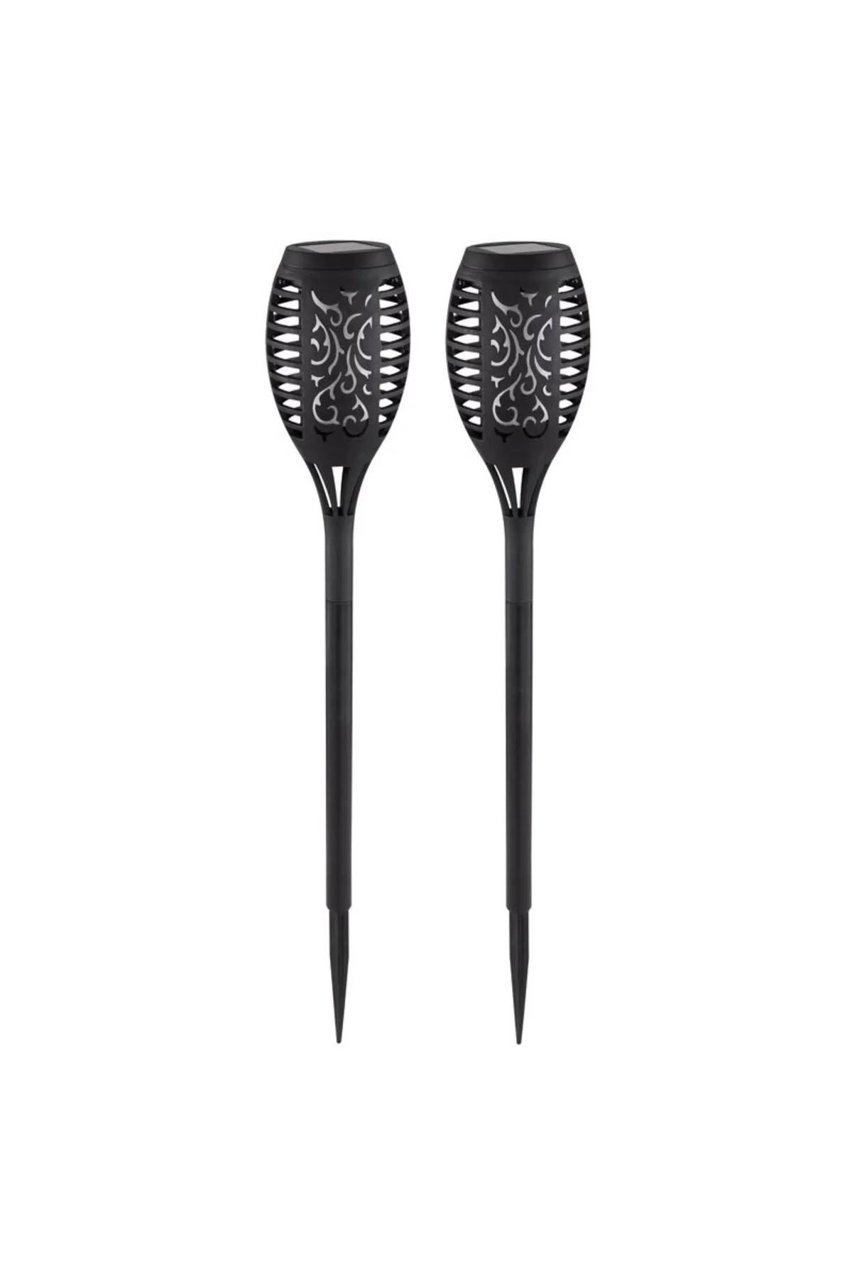 Pm-15940 12 Ledli Ip44 Alevli Kutulu Tekli Paket Solar Bahçe Aydı