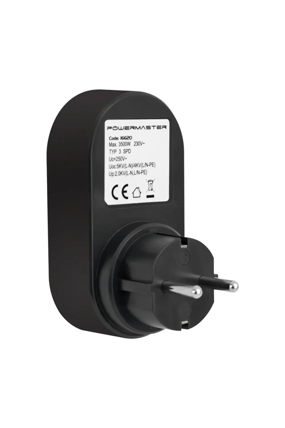 Pm-16620 10 Amper - 2500 Watt Tekli Siyah Oval Kasa Termal Akım K