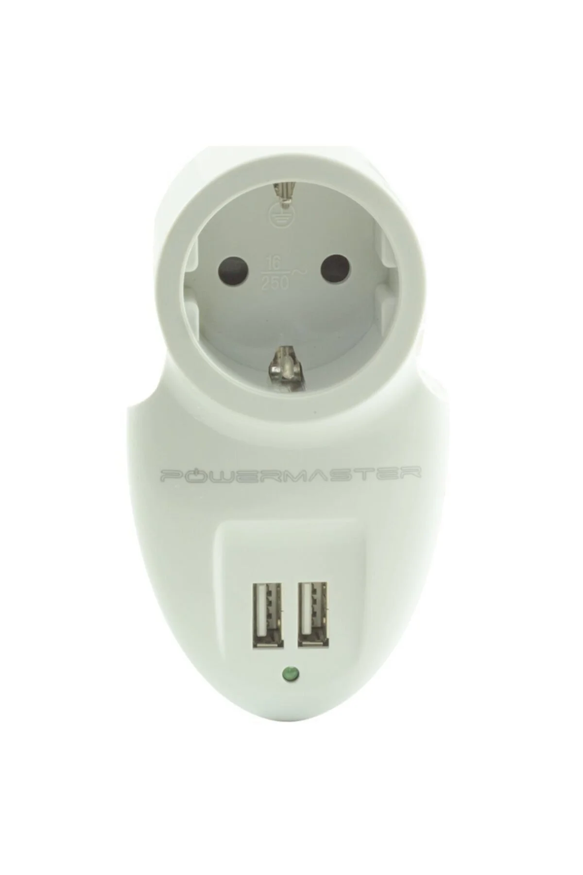 Pm-16895 Tekli Akım Korumlı Priz Çift Usb'li 16a 3500w Çocuk Korumalı Priz 16895