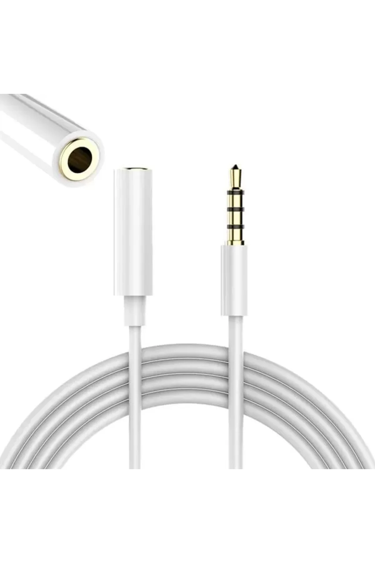 Pm-17603 3.5 Mm Erkek/Dişi 4 Boğumlu Aux Stereo Uzatma Kablosu 1 
