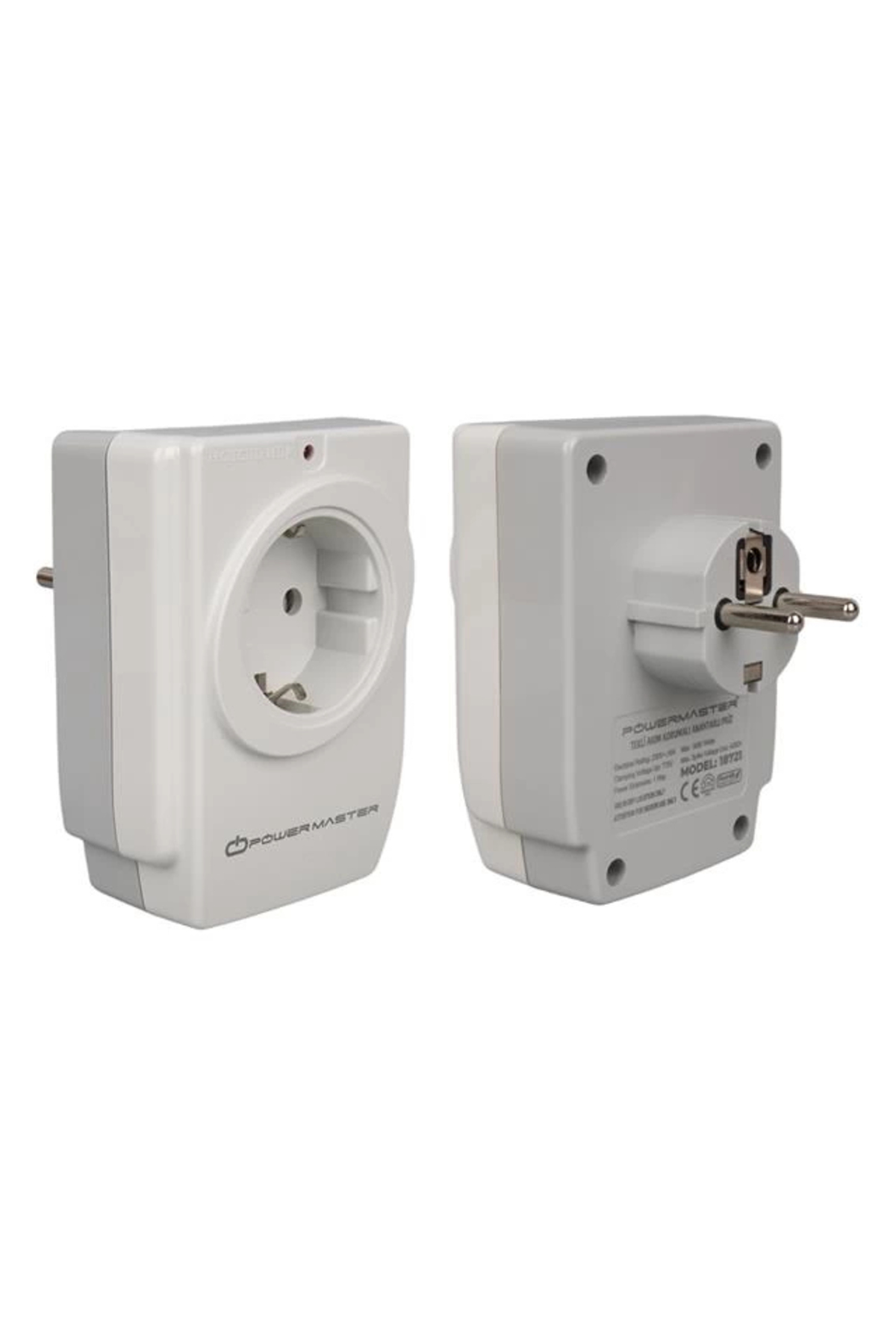 PM-18721 16 Amper - 3680 Watt Tekli Çocuk Korumalı 2 USB'LI 1400 Joule Akım Korumalı Pri